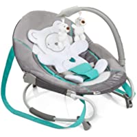 Los mejores  - Hauck Leisure - Hamaca para bebes de 0 meses a 9 kg- función mecedora- respaldo ajustable- arco de juegos y reductor…